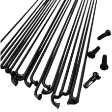 Спиця 12G 100мм  з ніпелем, чорного кольору