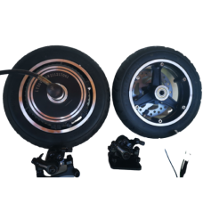 Електронабір: заднє мотор колесо Вольта 36v350w(750w) в обід 8', переднє колесо 8' і дискові гальма